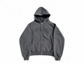 Murch* Double Zip Hoodie - Charcoal Black